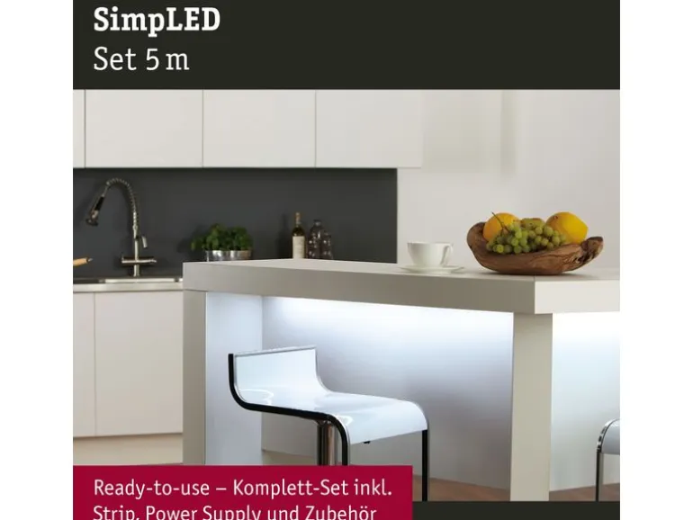 Paulmann LED-Stripe SimpLED 6500 K, 5 m Rolle
