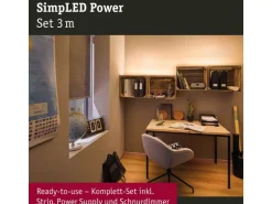 Paulmann LED-Stripe SimpLED Power 3000 K, 3 m Set