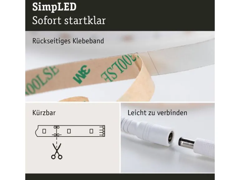 Paulmann LED-Stripe SimpLED RGB, 10 m Rolle