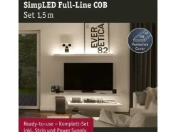 Paulmann LED-Stripe SimpLED Strip Set COB, 3000 K, 1.5 m, Weiss
