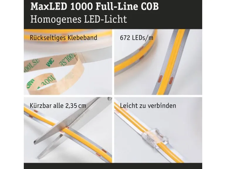 Paulmann MaxLED 1000 LED Strip Full-Line COB Einzelstripe