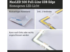 Paulmann MaxLED 500 LED Strip Full-Line COB Edge 90°