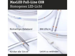 Paulmann MaxLED 500 LED Strip Full-Line COB 2.5 m