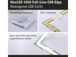 Paulmann MaxLED 1000 LED Strip Full-Line COB Edge 90°