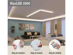 Paulmann MaxLED 1000 LED Strip Full-Line COB Edge 90°
