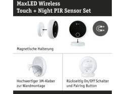 Paulmann MaxLED Wireless PIR & Touch Sensor