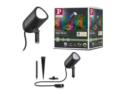 Paulmann Outdoor Gartenspot Plug & Shine Shira, RGBW, 6.5W, Anthrazit