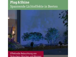 Paulmann Outdoor Gartenspot Plug & Shine Shira, RGBW, 6.5W, Anthrazit