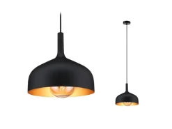 Paulmann Pendelleuchte Embla II E27 Schwarz Gold Metall Metall