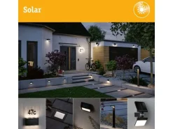 Paulmann Plug & Shine Solarpanel IP44 24 V max. 21W Anthrazit