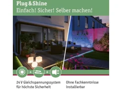 Paulmann Plug & Shine Solarpanel IP44 24 V max. 21W Anthrazit