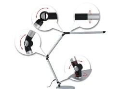 Paulmann Schreibtischleuchte LED 3-Step-Dim Silber