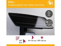 Paulmann Solar Fluter Flotas inkl. Bewegungsmelder IP65 3000K 700 lm