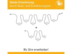 Paulmann Solar LED Lichterkette Taina Basisset IP67 3000K 5.8m