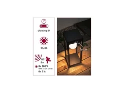 Paulmann Solar LED Lichtobjekt Marisol IP44 3000K 350 lm Schwarz