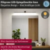 Paulmann Spiegelleuchte LED Sava 7.5W Schwarz