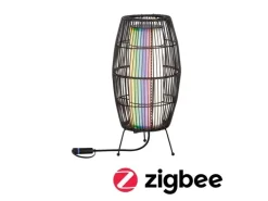 Paulmann Stehleuchte Plug & Shine Basket, RGBW, 3.2W, Schwarz