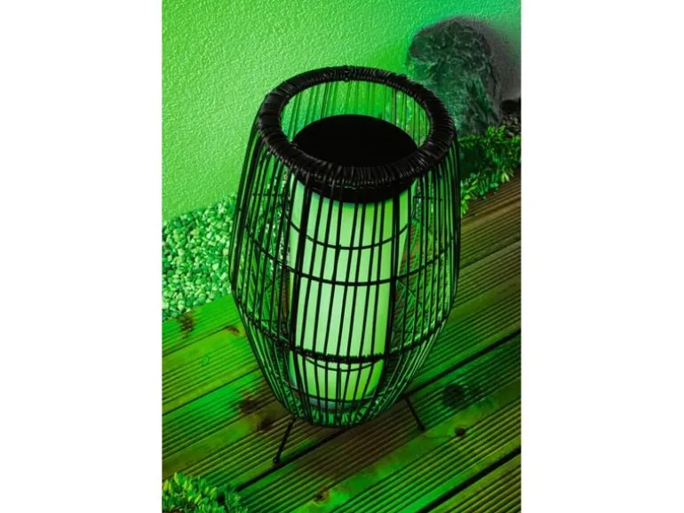 Paulmann Stehleuchte Plug & Shine Basket, RGBW, 3.2W, Schwarz