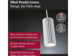 Paulmann URail Pendel Lirena GU10 max. 10W 230 V Signalweiss