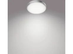Philips Deckenleuchte Doris, 17W, 4000K, IP44, nickel