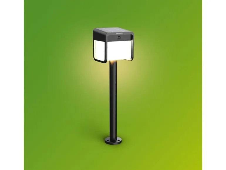 Philips Ezra Sockel Solar UE 3000K schwarz