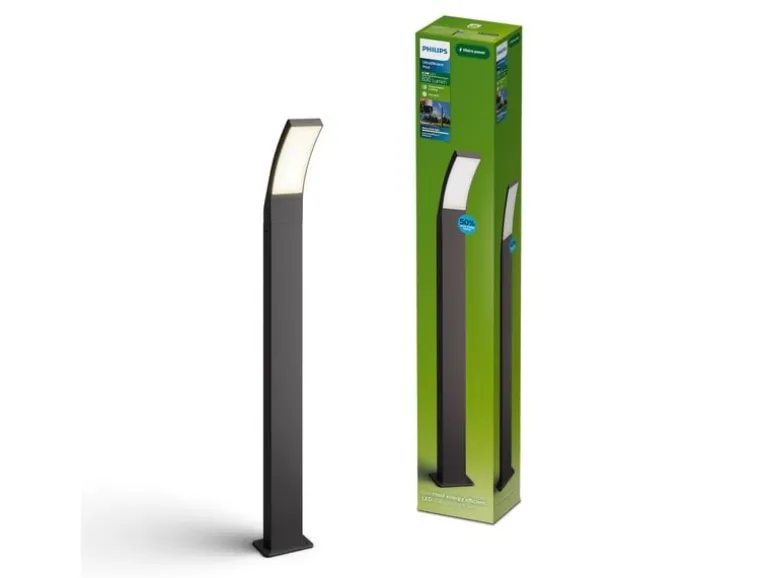 Philips Gartenlicht Splay, 4.3W, 2700 K, 800 lm, Anthrazit
