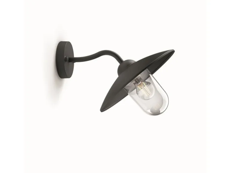Philips Hammock Wandleuchte schwarz, exkl. LM 1 x 60W
