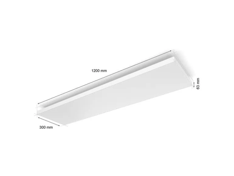 Philips Hue Deckenleuchte White & Color Ambiance Datura 1200 x 300 mm