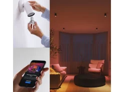 Philips Hue Leuchtmittel Essential, GU10, 4.7 W, White & Colour, 3 Stück