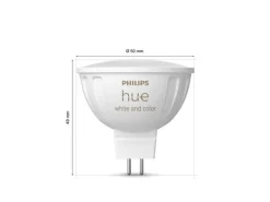 Philips Hue Leuchtmittel White & Color Amb. MR16 Doppelpack 400 lm
