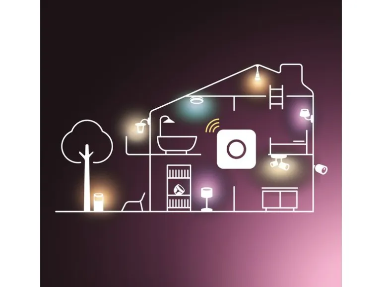 Philips Hue Leuchtmittel White E27 Einzelpack 1600 lm, dimmbar