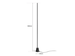 Philips Hue Stehleuchte smart Play Gradient 135 cm Schwarz Kunststoff