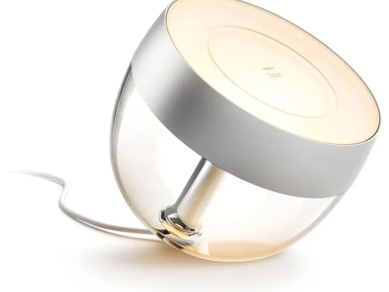 Philips Hue Tischleuchte White & Color Ambiance Iris Silber