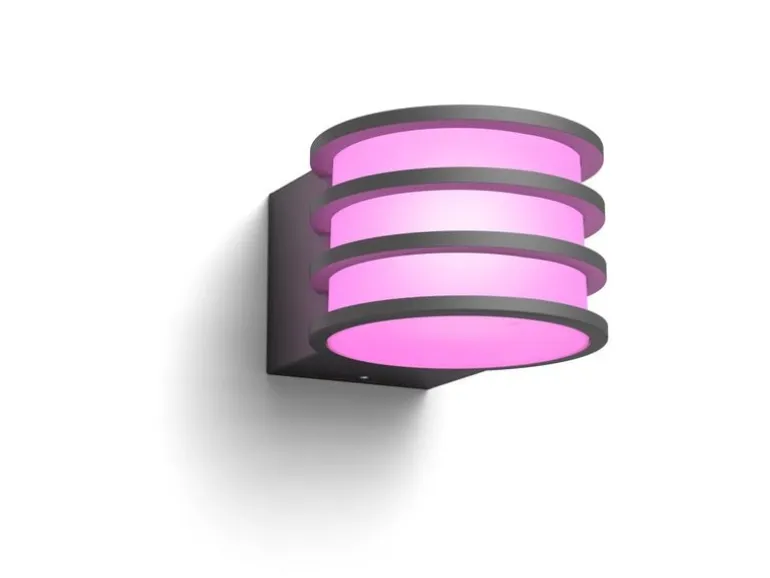 Philips Hue Wandleuchte Lucca RGBW 1100 lm Anthrazit