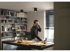 Philips Hue White Ambiance Pillar Einerspot erw. GU10, Schwarz