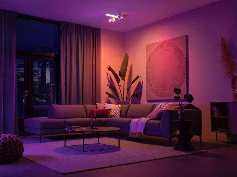 Philips Hue White & Col. Amb. Centris Cross 3er-Spot Weiss