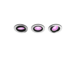 Philips Hue White & Col. Amb. Centura Einbauspot 3er- Pack Rund Alu