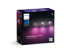 Philips Hue White & Col. Amb. Centura Einbauspot 3er- Pack Rund Alu