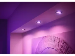 Philips Hue White & Col. Amb. Centura Einbauspot 3er- Pack Rund Alu