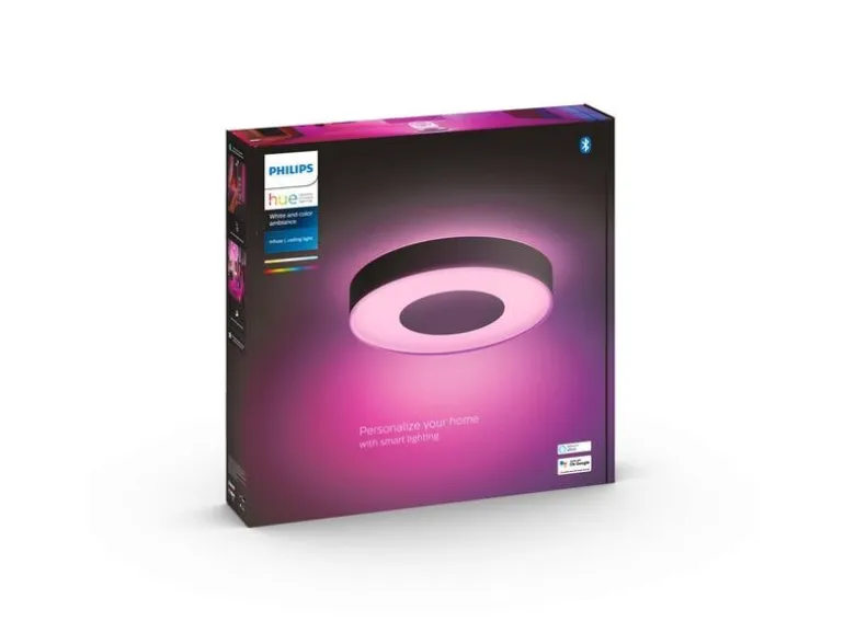 Philips Hue White & Col. Amb. Infuse Deckenleuchte L schwarz 3450 lm