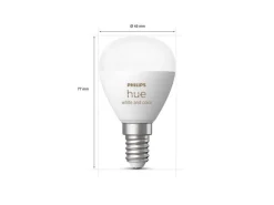 Philips Hue White & Color Ambiance E14 Luster Tropfen 2er Set 2 x 470 lm