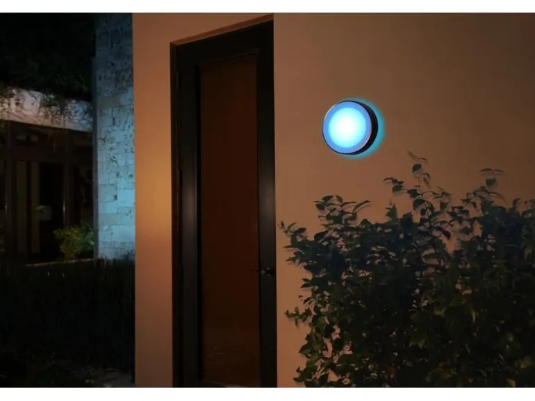 Philips Hue White & Color Ambiance Outdoor Daylo Wandleuchte Silber