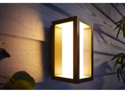 Philips Hue White & Color Ambiance Outdoor Impress Wandl. Schmal Schwarz