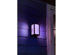 Philips Hue White & Color Ambiance Outdoor Impress Wandl. Schmal Schwarz