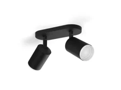 Philips Hue White & Color Ambiance Fugato 2er-Spot Schwarz