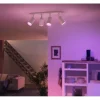 Philips Hue White & Color Ambiance Fugato 4er-Spot Weiss