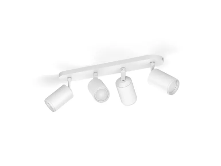 Philips Hue White & Color Ambiance Fugato 4er-Spot Weiss