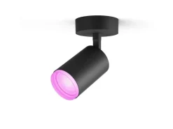 Philips Hue White & Color Ambiance Fugato 1er-Spot Schwarz