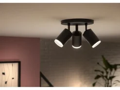 Philips Hue White & Color Ambiance Fugato 3er-Spot Schwarz