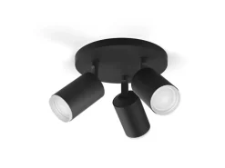 Philips Hue White & Color Ambiance Fugato 3er-Spot Schwarz